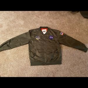 MENS XL NASA MA-1 BOMBER JACKET